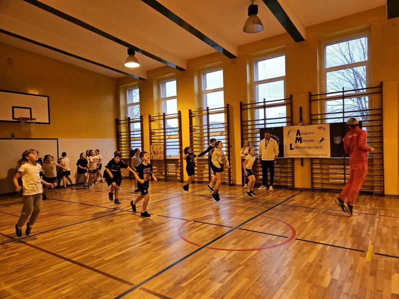 Gościez klubu Akademia Młodego Lekkoatlety w Słupsku.