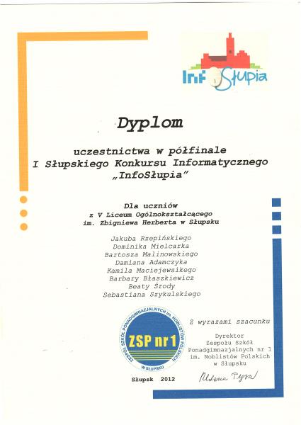 Słupski Konkurs Informatyczny "InfoSłupia"