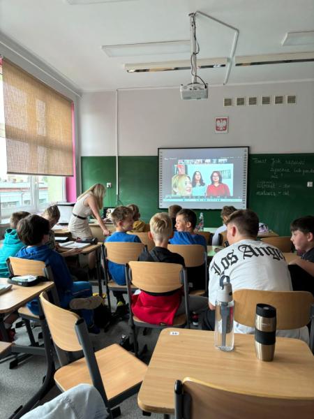 Spotkanie online uczniów ZSO w Słupsku z rówieśnikami z Europy