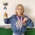 Puchar i medal za 2 miejsce Leny Ostrowskiej w Mistrzostwach Polski FIT KIDS